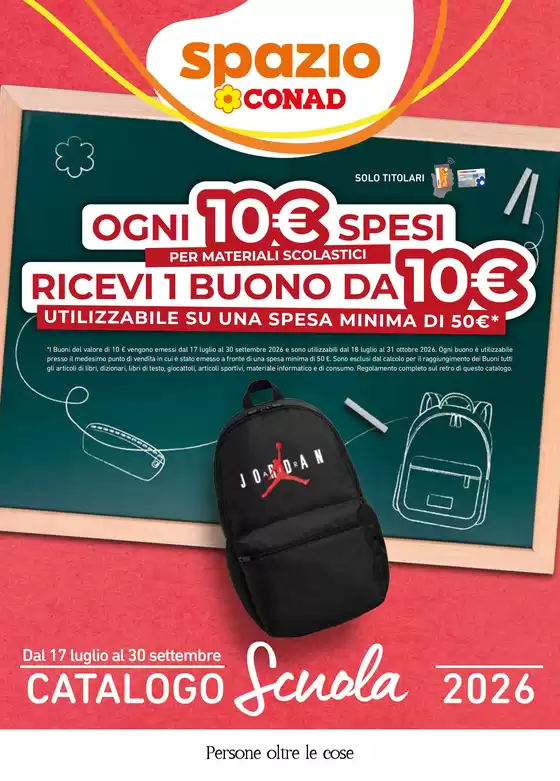 Volantino Spazio Conad a Mestre | Catalogo Scuola 2026 | 2026-07-17T00:00:00.000Z - 2026-09-30T00:00:00.000Z