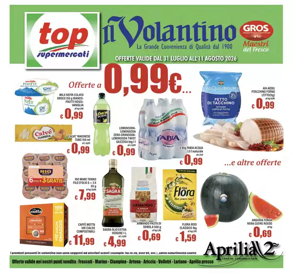 Volantino Top Supermercati | Il volantino | 2026-07-31T00:00:00.000Z - 2026-08-11T00:00:00.000Z