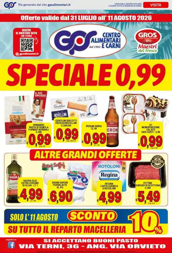 Volantino Iper Triscount | Speciale 0,99 | 2026-07-31T00:00:00.000Z - 2026-08-11T00:00:00.000Z