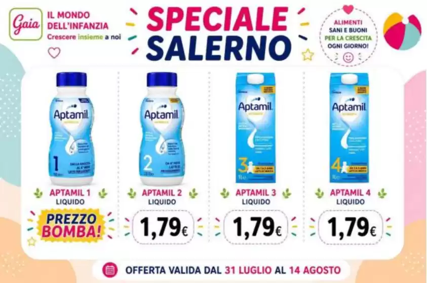 Volantino Sanitaria Gaia a Susegana | Speciale salerno | 2026-07-31T00:00:00.000Z - 2026-08-14T00:00:00.000Z