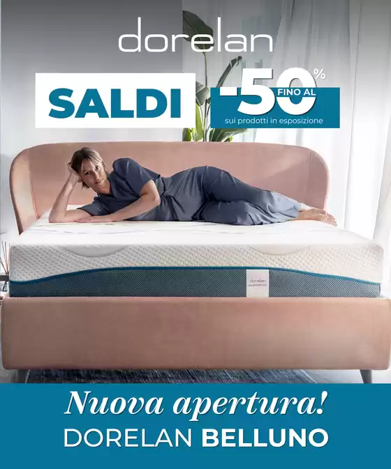 Volantino Dorelan a Gussola | Nuova Apertura Belluno | 2026-08-03T00:00:00.000Z - 2026-08-30T00:00:00.000Z