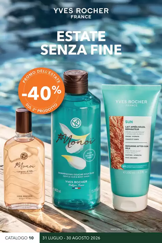 Volantino Yves Rocher a Capannori | ESTATE SENZA FINE | 2026-07-31T00:00:00.000Z - 2026-08-30T00:00:00.000Z