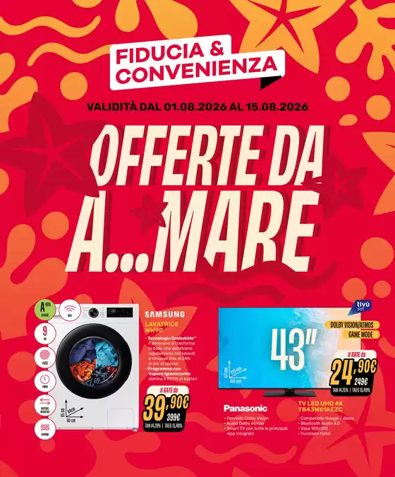 Volantino Fiducia & Convenienza | Offerte da a... mare | 2026-08-01T00:00:00.000Z - 2026-08-15T00:00:00.000Z