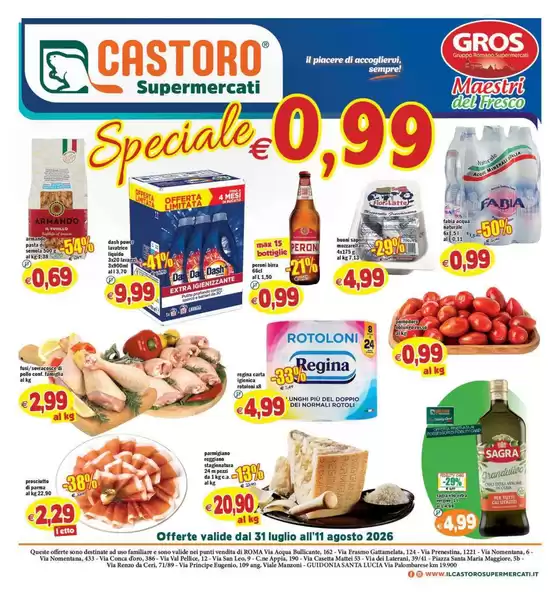 Volantino Il Castoro | Speciale €0,99 | 2026-07-31T00:00:00.000Z - 2026-08-11T00:00:00.000Z