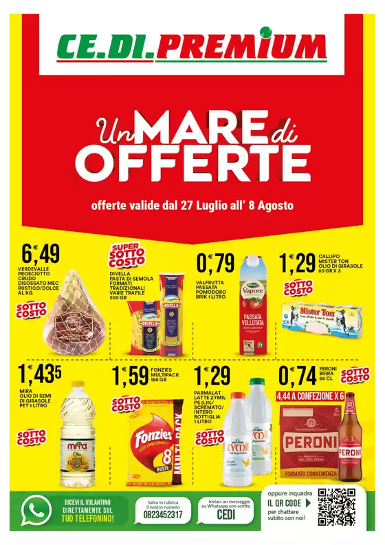 Volantino Premium Cash&Carry | Un mare di offerte | 2026-07-27T00:00:00.000Z - 2026-08-08T00:00:00.000Z
