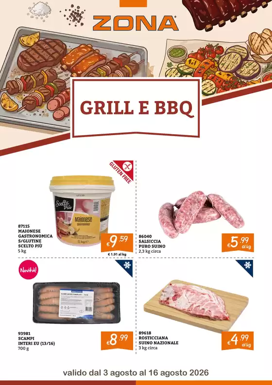 Volantino ZONA | Grill e BBQ | 2026-08-03T00:00:00.000Z - 2026-08-16T00:00:00.000Z
