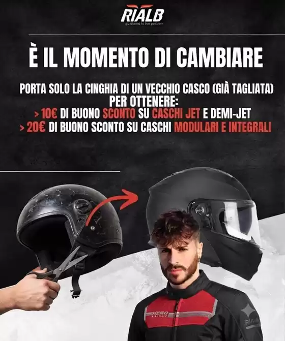 Volantino a Noto | Offerte Rialb Motostore | 2026-08-01T00:00:00.000Z - 2026-08-15T00:00:00.000Z