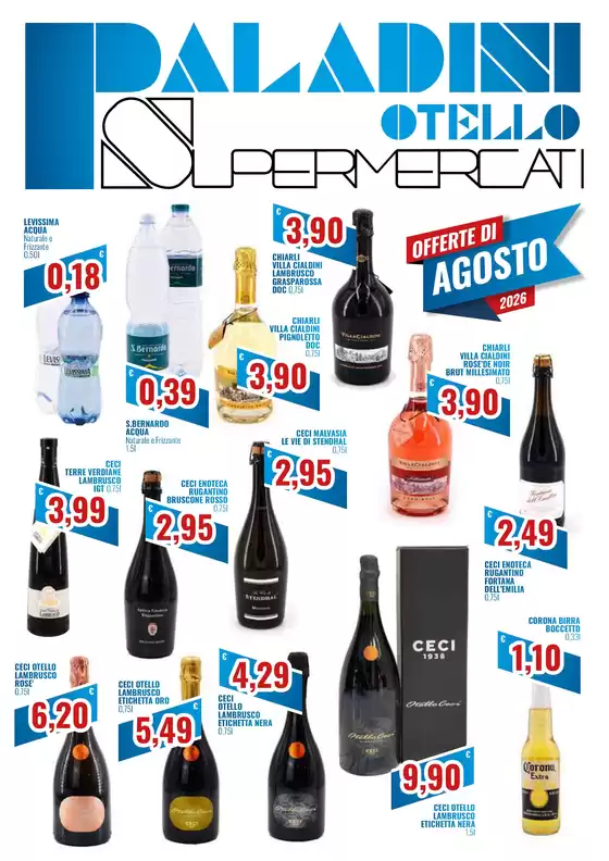 Volantino Paladini Otello | Offerte di agosto | 2026-08-01T00:00:00.000Z - 2026-08-31T00:00:00.000Z