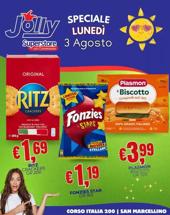 Volantino Jolly Market | Offerte | 2026-08-03T00:00:00.000Z - 2026-08-03T00:00:00.000Z