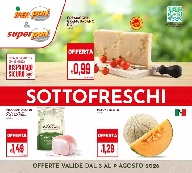 Volantino Superpan | Sottofreschi | 2026-08-03T00:00:00.000Z - 2026-08-09T00:00:00.000Z