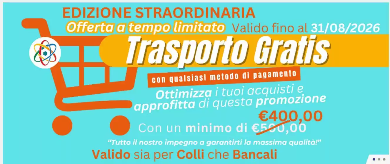 Volantino Power Tech a Sava | Trasporto gratis | 2026-08-03T00:00:00.000Z - 2026-08-31T00:00:00.000Z