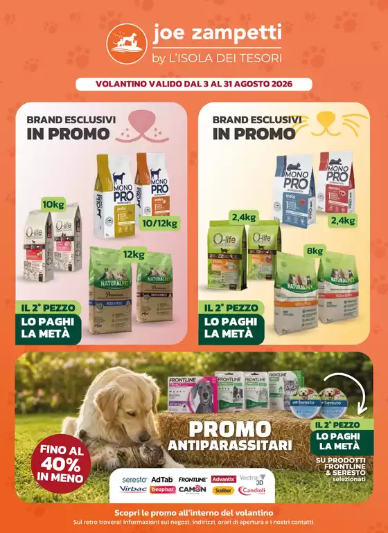 Volantino Joe Zampetti | Volantino agosto WEB compressed | 2026-08-03T00:00:00.000Z - 2026-08-31T00:00:00.000Z