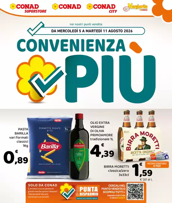Volantino Conad | Convenienza Più | 2026-08-05T00:00:00.000Z - 2026-08-11T00:00:00.000Z
