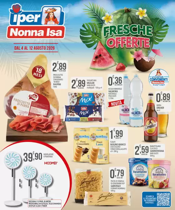 Volantino Iper Nonna Isa | Fresche Offerte | 2026-07-04T00:00:00.000Z - 2026-08-12T00:00:00.000Z