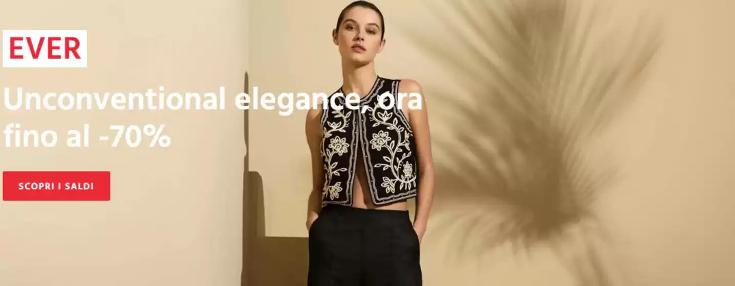 Volantino Upim | Unconventional elegance, ora fino al -70% | 2026-08-03T00:00:00.000Z - 2026-08-31T00:00:00.000Z