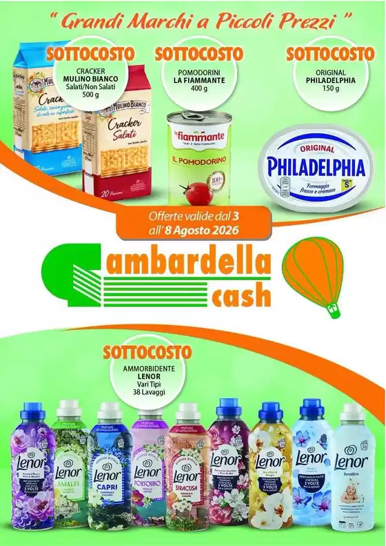 Volantino Gambardella Cash | Le nostre migliori offerte per te | 2026-08-03T00:00:00.000Z - 2026-08-08T00:00:00.000Z