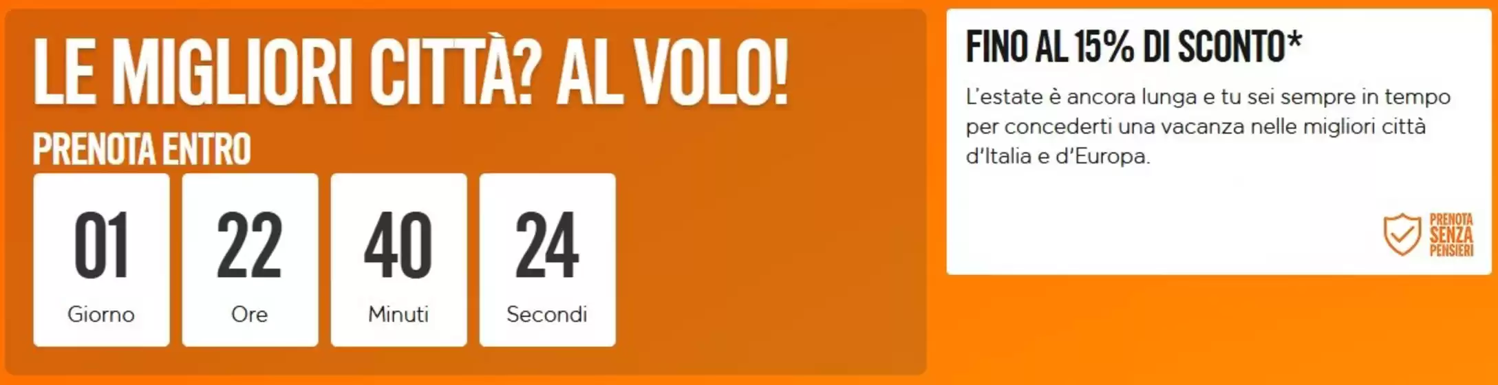 Volantino EasyJet a Torre Annunziata | Fino al 15% di sconto | 2026-08-03T00:00:00.000Z - 2026-08-05T00:00:00.000Z