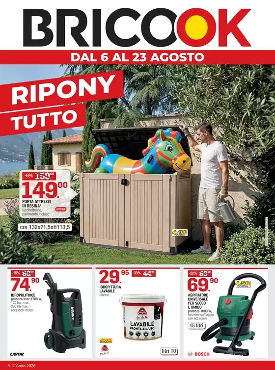 Volantino Brico ok | Ripony tutto | 2026-08-06T00:00:00.000Z - 2026-08-23T00:00:00.000Z