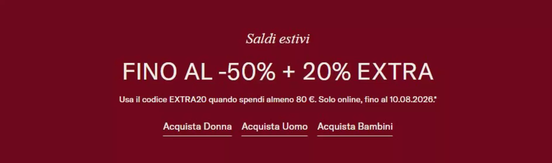 Volantino Tommy Hilfiger | Saldi estivi | 2026-08-03T00:00:00.000Z - 2026-08-10T00:00:00.000Z