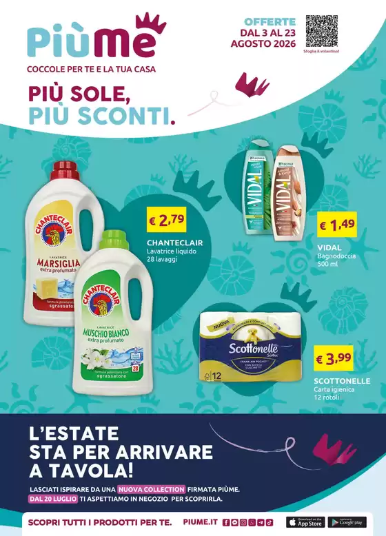 Volantino Smoll | Piu sole, piu sconti | 2026-08-03T00:00:00.000Z - 2026-08-23T00:00:00.000Z