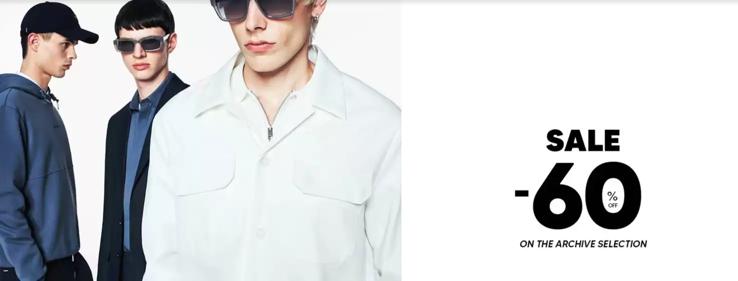 Volantino Antony Morato | Sales -60% off | 2026-08-03T00:00:00.000Z - 2026-08-31T00:00:00.000Z