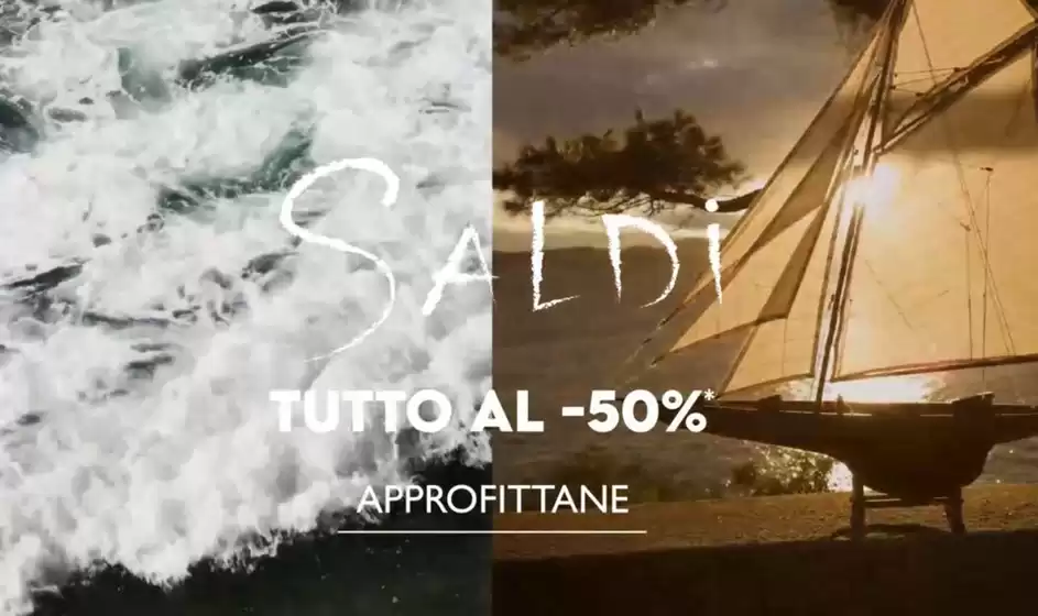 Volantino Sergent Major a Lerici | Saldi tutto al -50% | 2026-08-03T00:00:00.000Z - 2026-08-31T00:00:00.000Z