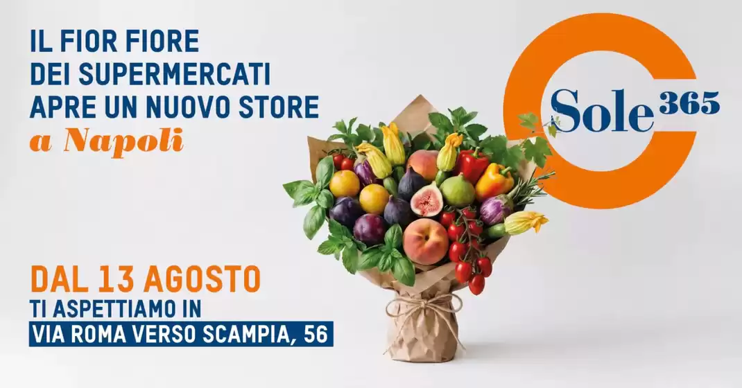 Volantino Sole 365 | Nuova apertura  | 2026-08-13T00:00:00.000Z - 2026-08-13T00:00:00.000Z
