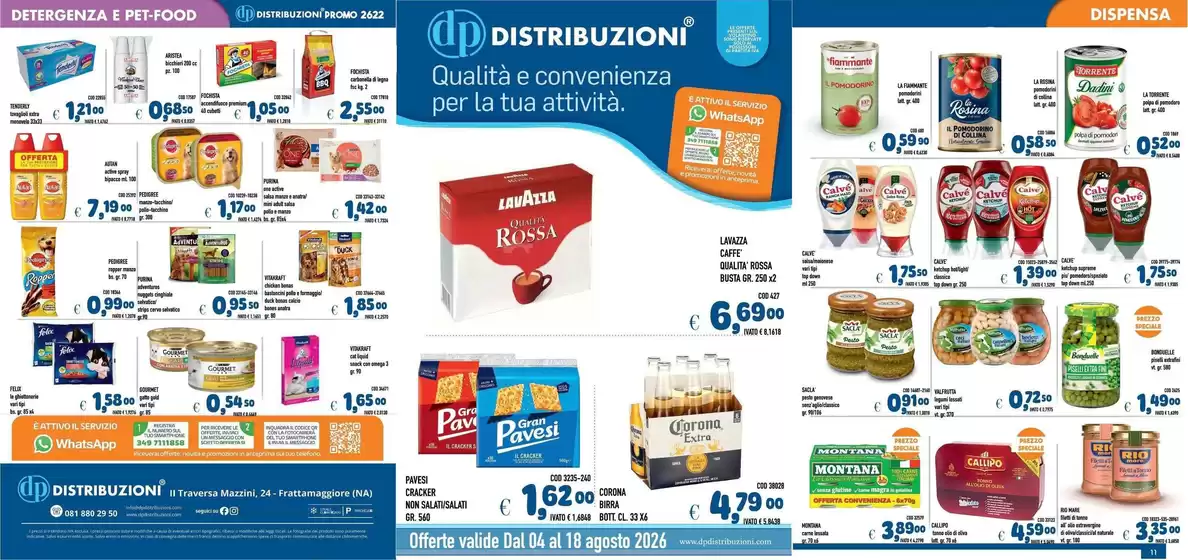 Volantino Del Prete Alimentari a Sant'Agata sul Santerno | Offerte valide dal 04 al 16 agosto 2026 | 2026-08-04T00:00:00.000Z - 2026-08-18T00:00:00.000Z
