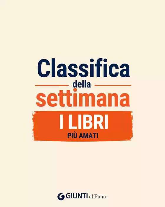 Volantino Giunti al Punto | Classifica della settimana | 2026-08-04T00:00:00.000Z - 2026-08-16T00:00:00.000Z