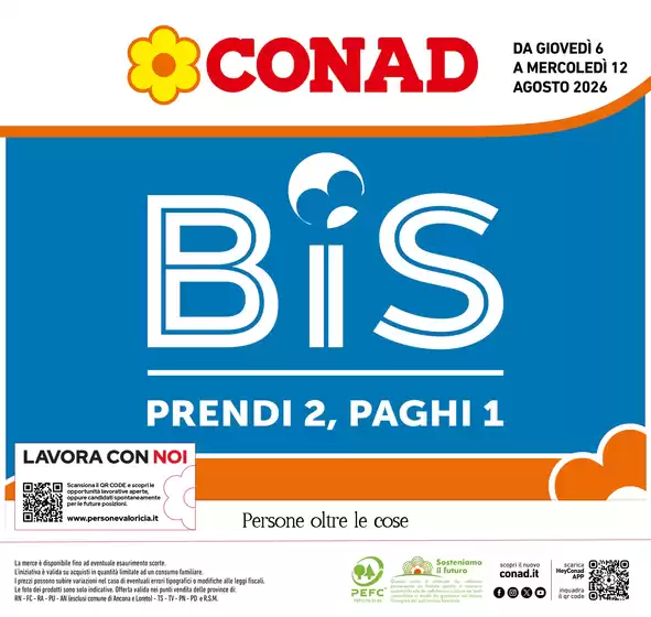 Volantino Conad a Boltiere | BIS | 2026-08-06T00:00:00.000Z - 2026-08-12T00:00:00.000Z