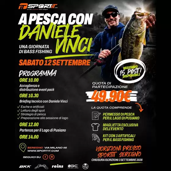 Volantino Sportit | A pesca con daniele vinci | 2026-09-12T00:00:00.000Z - 2026-09-12T00:00:00.000Z