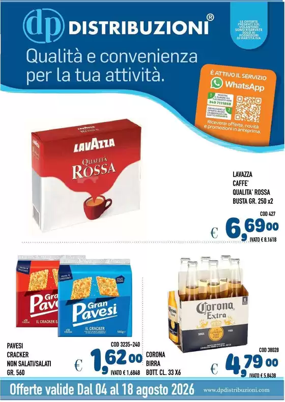 Volantino Del Prete Alimentari | Offerte valide dal 04 al 18 agosto 2026 | 2026-08-04T00:00:00.000Z - 2026-08-18T00:00:00.000Z