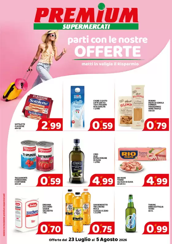 Volantino Premium Supermercati | Parti con le nostre offerte | 2026-07-23T00:00:00.000Z - 2026-08-05T00:00:00.000Z