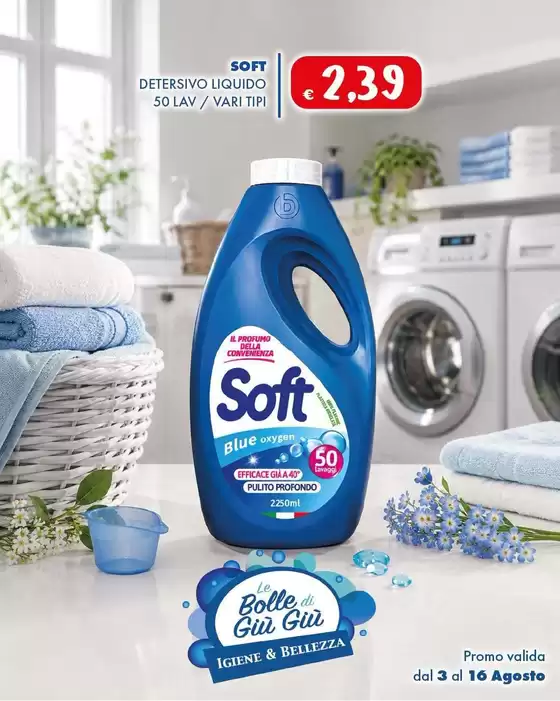 Volantino Le Bolle di Giù Giù a Carbonera | Offerte | 2026-08-03T00:00:00.000Z - 2026-08-16T00:00:00.000Z