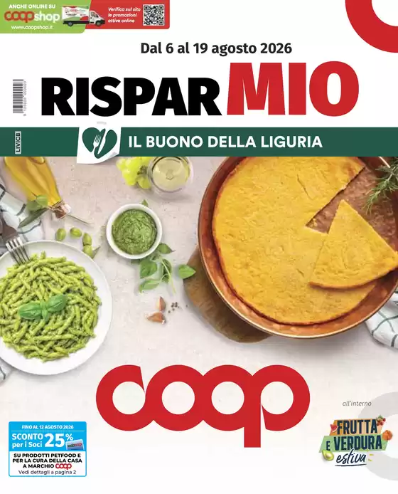 Volantino Coop | RisparMIO | 2026-08-06T00:00:00.000Z - 2026-08-19T00:00:00.000Z
