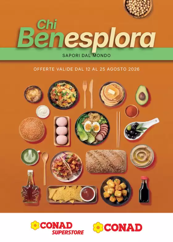 Volantino Conad a Pomezia | Catalogo Etnico | 2026-08-12T00:00:00.000Z - 2026-08-25T00:00:00.000Z