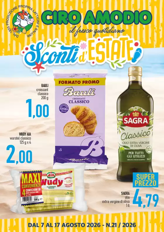Volantino Ciro Amodio | Sconti d'estate | 2026-08-07T00:00:00.000Z - 2026-08-17T00:00:00.000Z