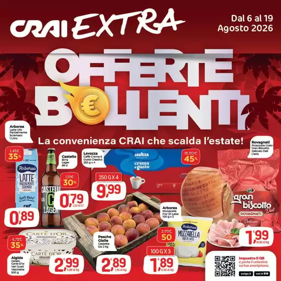 Volantino Crai | Offerte bollenti | 2026-08-06T00:00:00.000Z - 2026-08-19T00:00:00.000Z