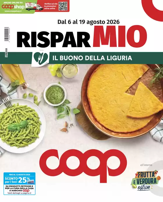 Volantino Coop |  RisparMIO | 2026-08-06T00:00:00.000Z - 2026-08-19T00:00:00.000Z
