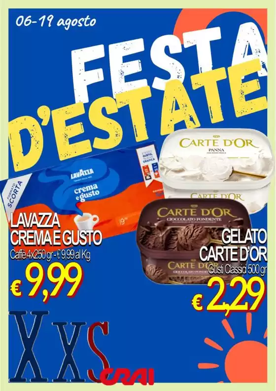 Volantino Xxs Market | Festa d'estate | 2026-08-06T00:00:00.000Z - 2026-08-19T00:00:00.000Z