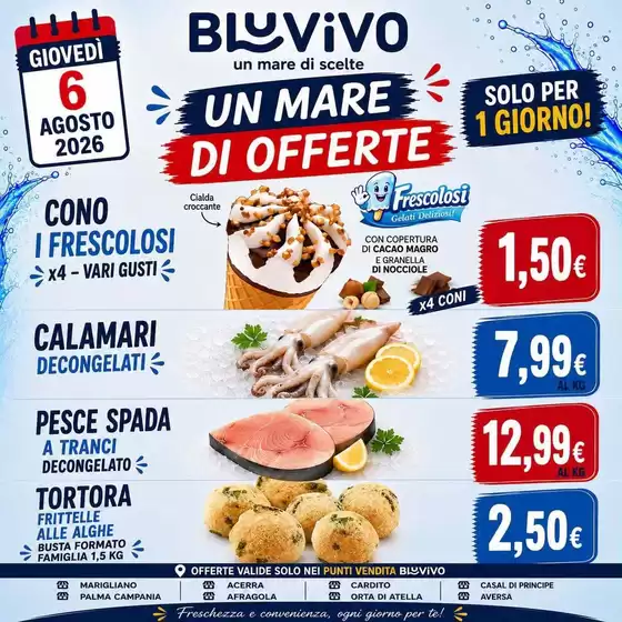 Volantino BluVivo | Un mare di offerte | 2026-08-06T00:00:00.000Z - 2026-08-06T00:00:00.000Z