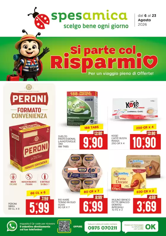 Volantino Spesamica | Si parte col Risparmio | 2026-08-06T00:00:00.000Z - 2026-08-23T00:00:00.000Z