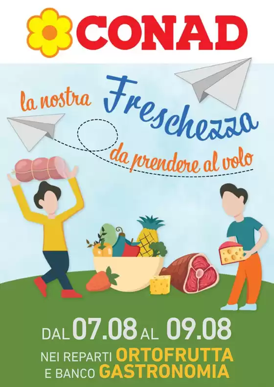 Volantino Conad City | Scopri le offerte del weekend | 2026-08-07T00:00:00.000Z - 2026-08-09T00:00:00.000Z