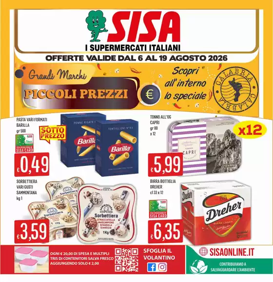 Volantino Mercadò | Grandi sconti su prodotti selezionati | 2026-08-06T00:00:00.000Z - 2026-08-19T00:00:00.000Z