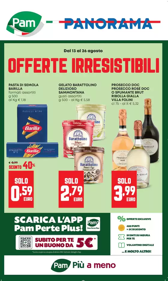 Volantino Pam a Calcinaia | Offerte irresistibili | 2026-08-13T00:00:00.000Z - 2026-08-26T00:00:00.000Z