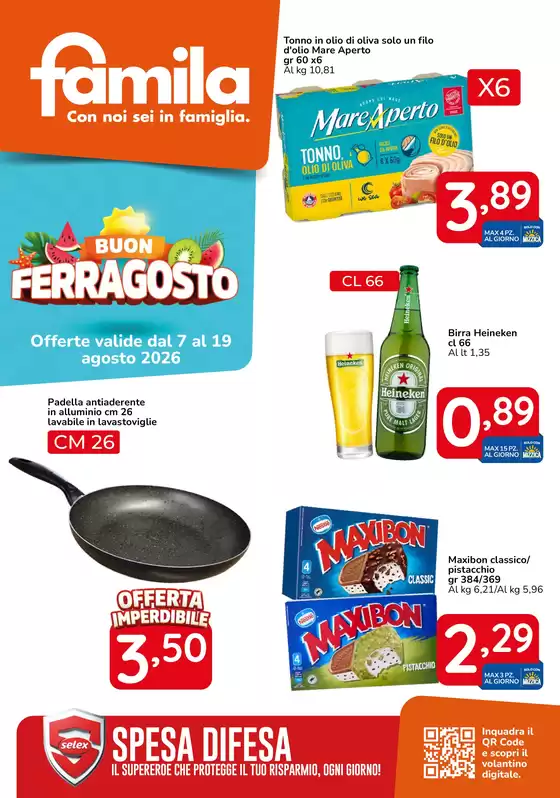 Volantino Famila Superstore a Catania | Buon Ferragosto | 2026-08-07T00:00:00.000Z - 2026-08-19T00:00:00.000Z