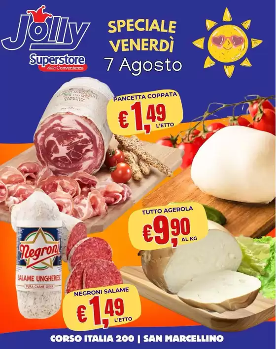 Volantino Jolly Market | Offerte | 2026-08-07T00:00:00.000Z - 2026-08-07T00:00:00.000Z