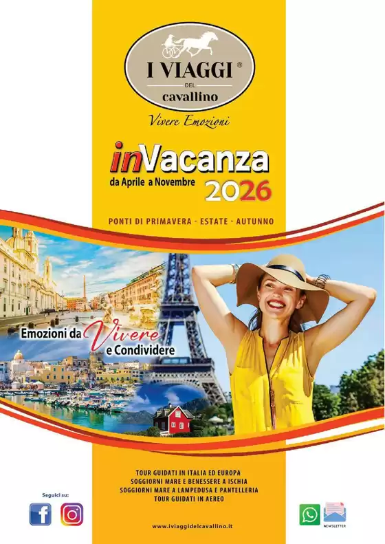 Volantino I viaggi del cavallino a Minerbio | Offerte per cacciatori di affari | 2026-04-01T00:00:00.000Z - 2026-11-30T00:00:00.000Z