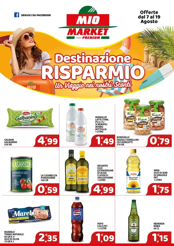 Volantino Mio Market | Destinazione risparmio | 2026-08-07T00:00:00.000Z - 2026-08-19T00:00:00.000Z