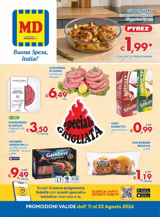 Volantino MD a Soragna | Buona Spesa Italia! | 2026-08-11T00:00:00.000Z - 2026-08-23T00:00:00.000Z